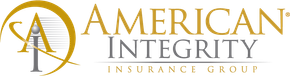 American Integrity Insurance Group logo in gold and gray.