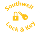 A yellow logo for southwell lock and key