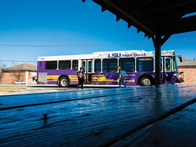 LSU Bus Stop | The Villas on Brightside