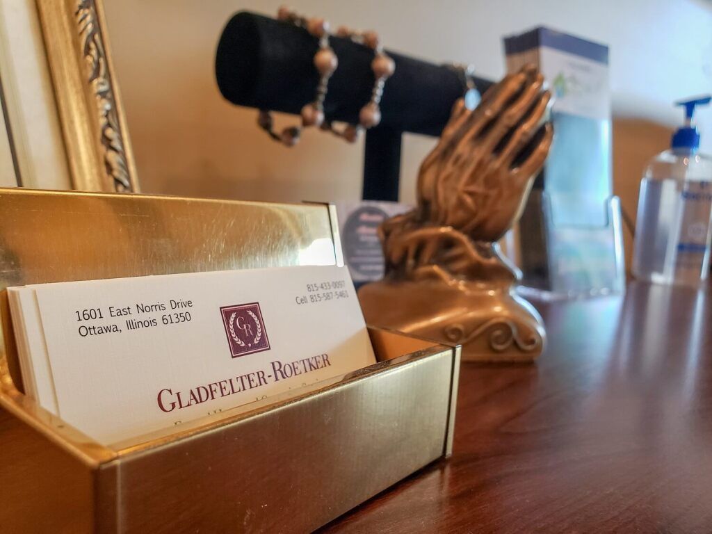 Gladfelter-Roetker Funeral Home Business Card