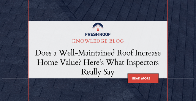 Does a well-maintained roof increase home value