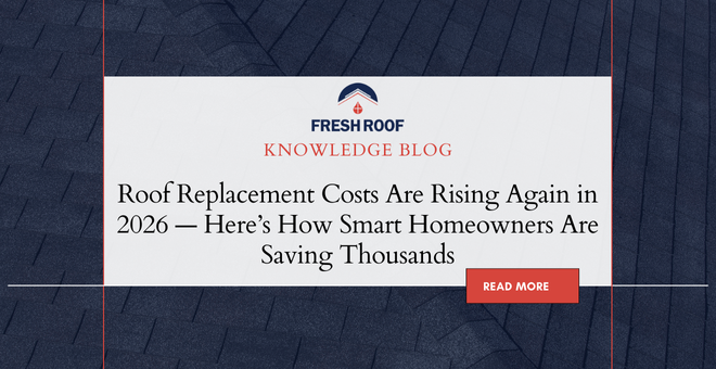 Roof Replacement Costs Are Rising Again in 2026