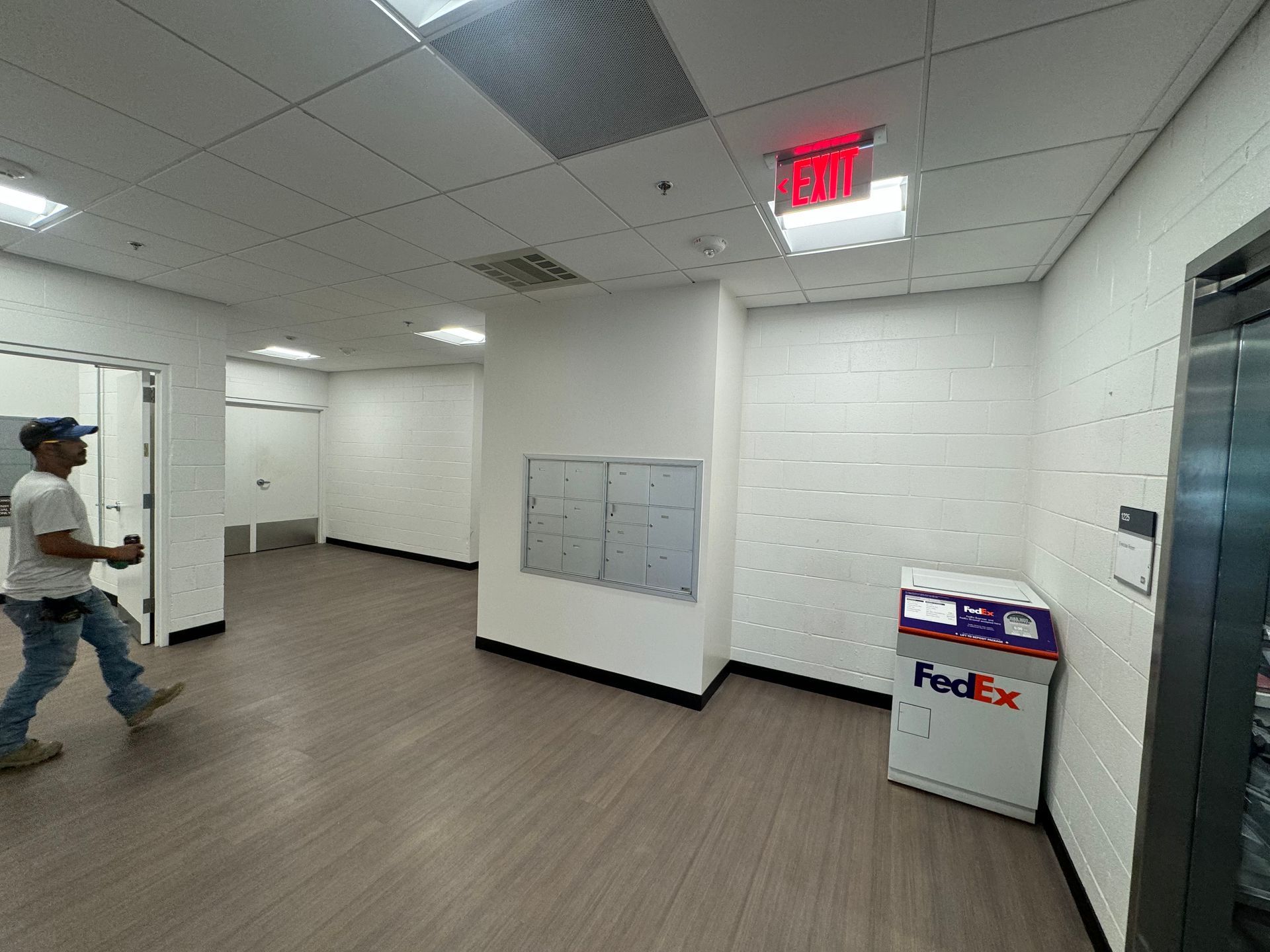 Front view of finished project