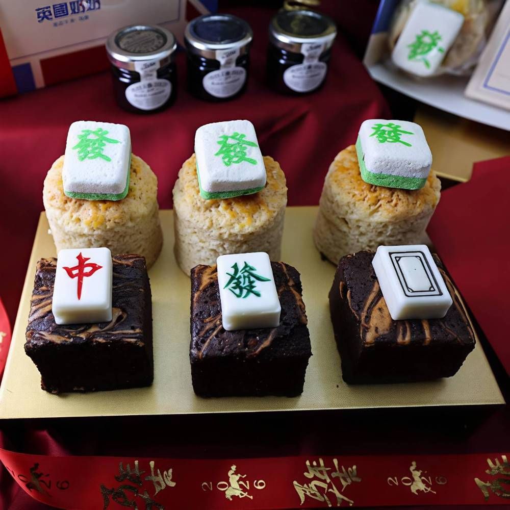 英國奶奶馬上發財司康布朗尼禮盒(6入含三個果醬)