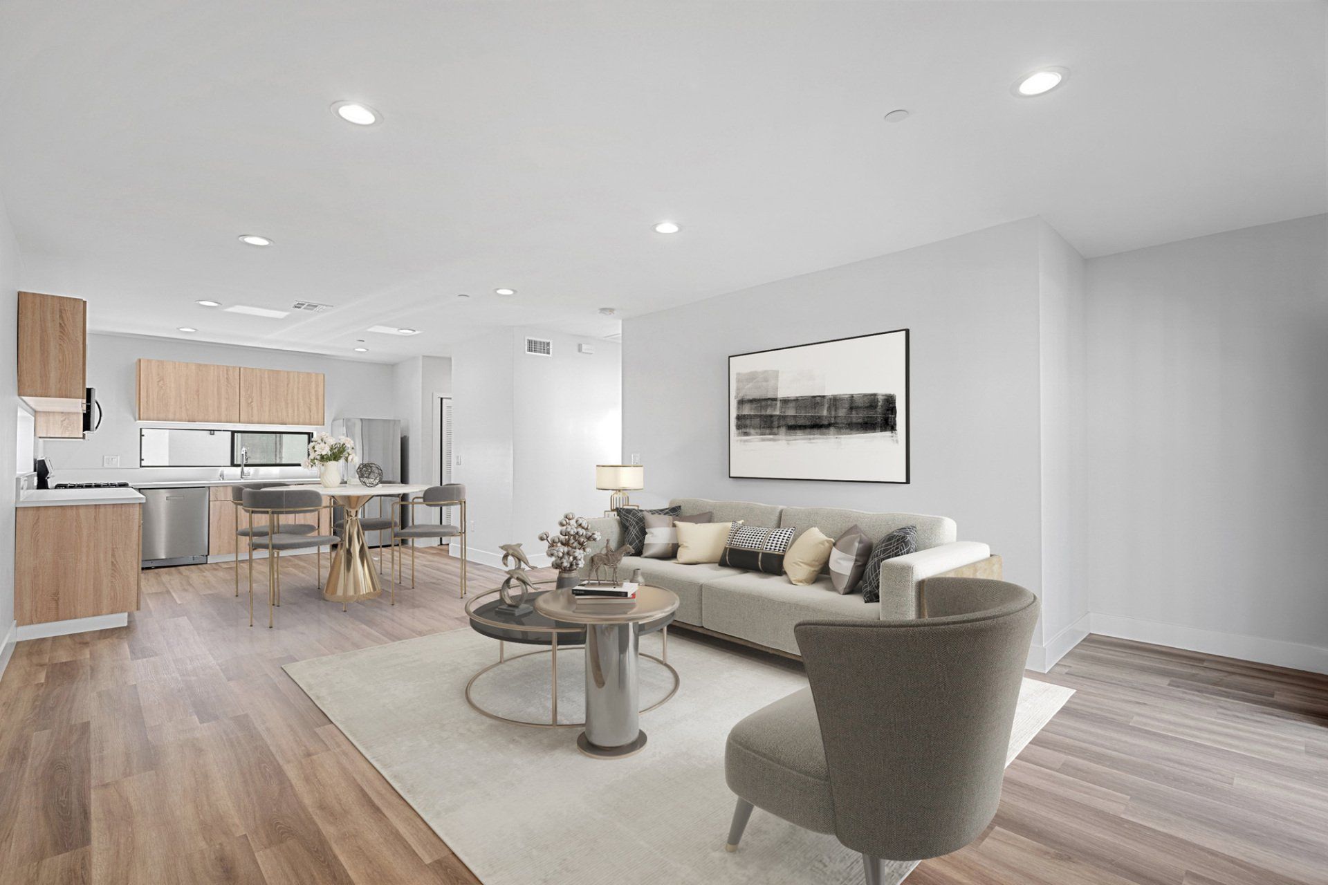 14802 Vanowen Street living room