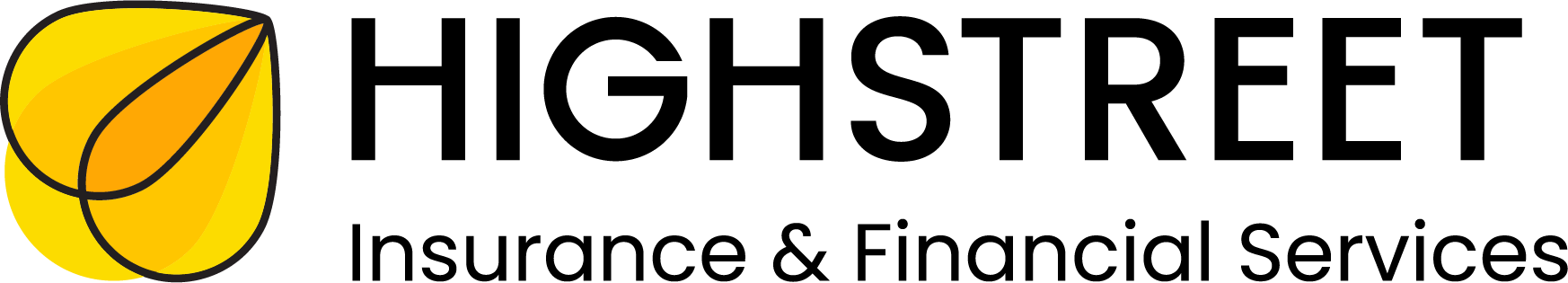 A logo for high street insurance and financial services