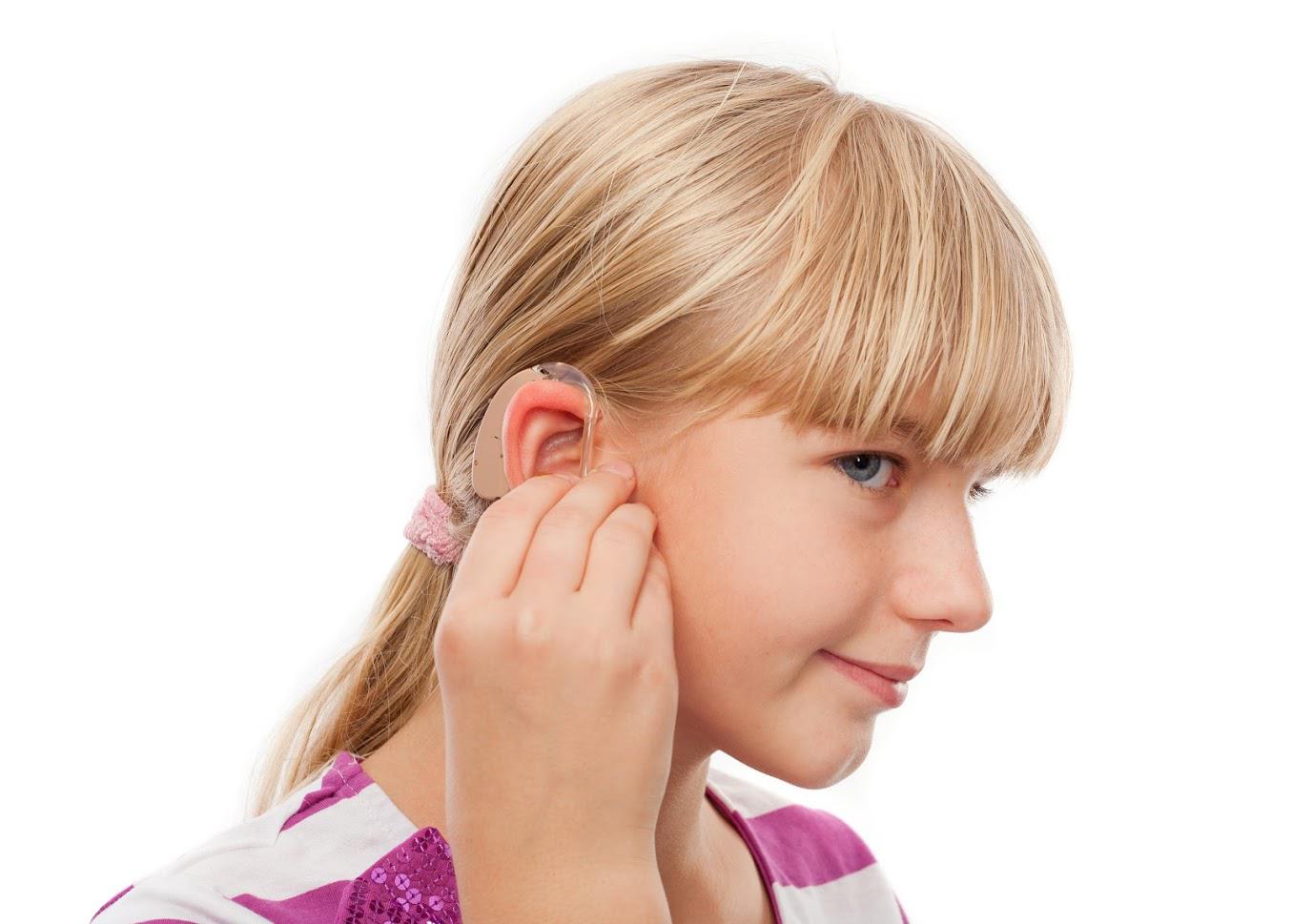 A Young Girl With Hearing Aids — Orlando, FL — Accurate Hearing Technology Inc.