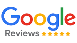 Google Reviews logo with five gold stars