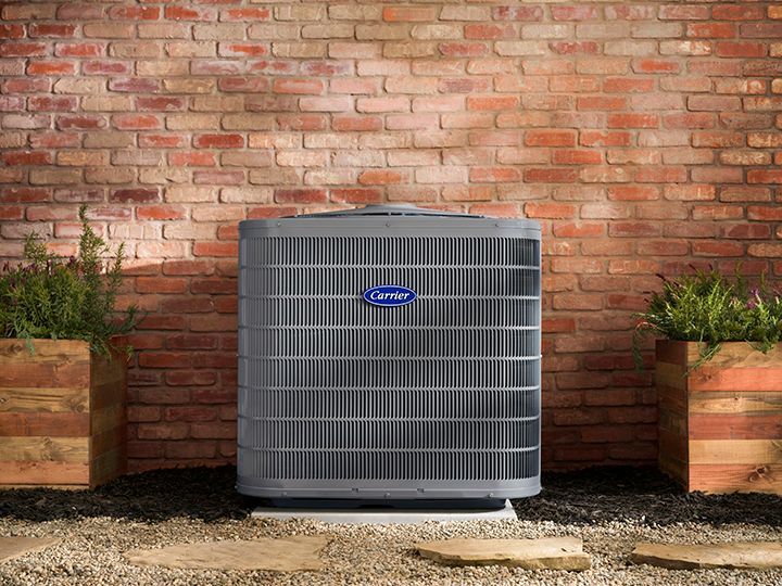 New Carrier R-454B Puron Advance AC system installed by Ogeechee Heating & Air in Southeast Georgia
