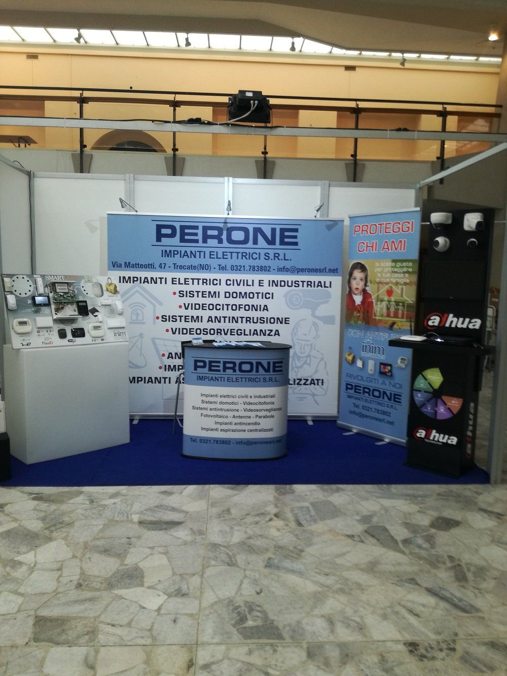 Esposizione impianti di videosroveglianza per abitazioni