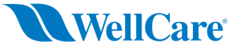 WellCare logo in blue.