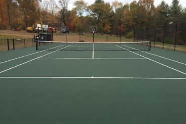 Newly Resurfaced Tennis Court | Tennis Court Maintenance and Repair| R.S. Site & Sport