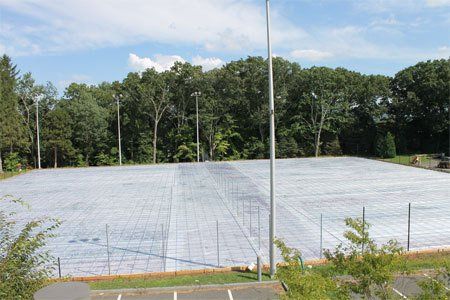 Post Tensioning Tennis Courts | Tennis Court Resurfacing | R.S. Site & Sports