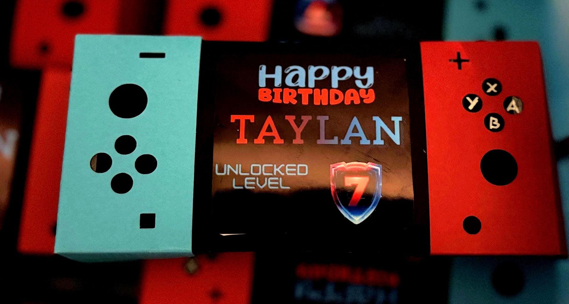 Personalized Gamer Birthday Party Favors, Video Game Treat Box, Custom Handheld Console Goodie Bags, Level Up Decor, Printed & Shipped