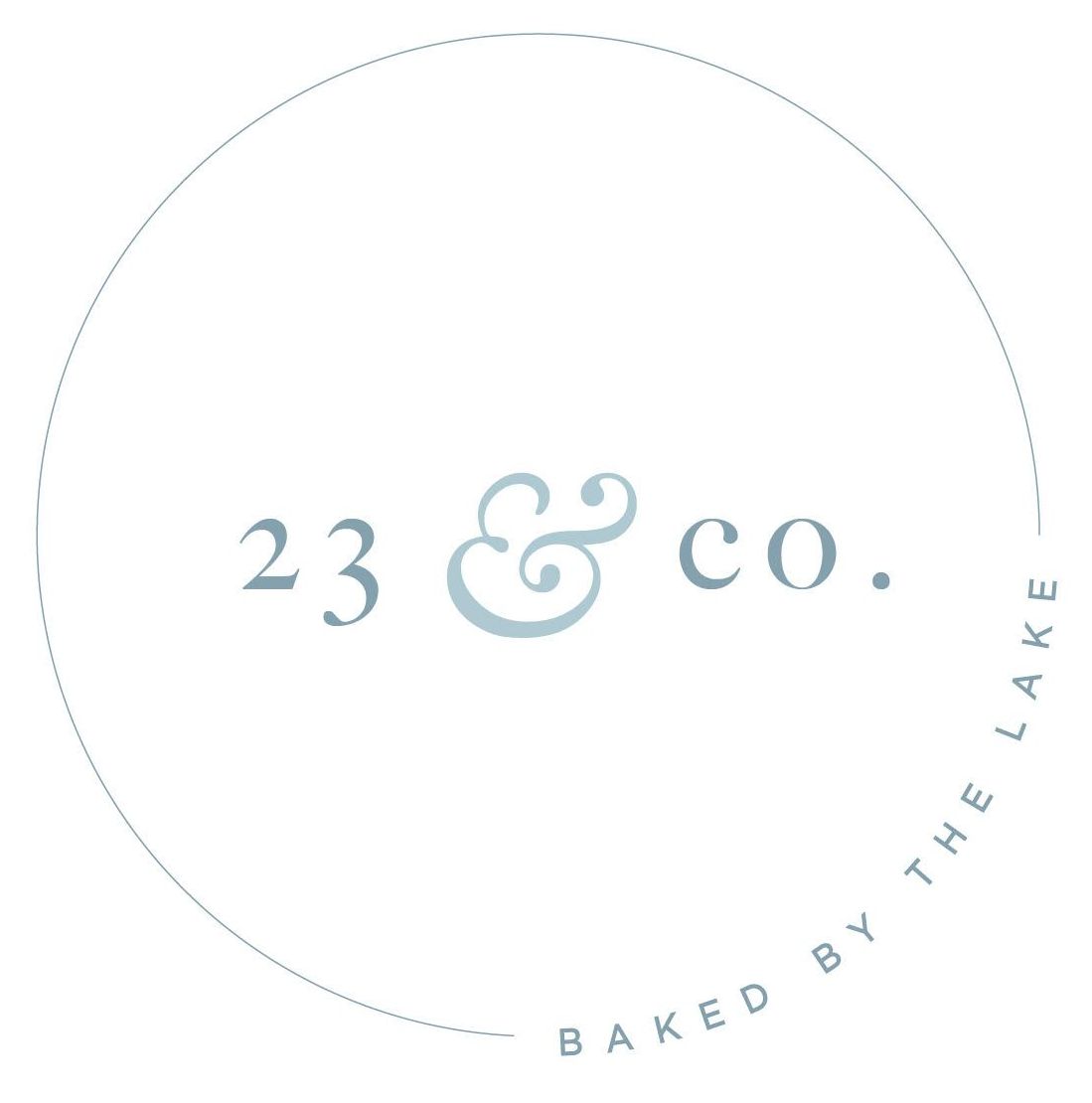 The logo for 23 & co. baked by the lake