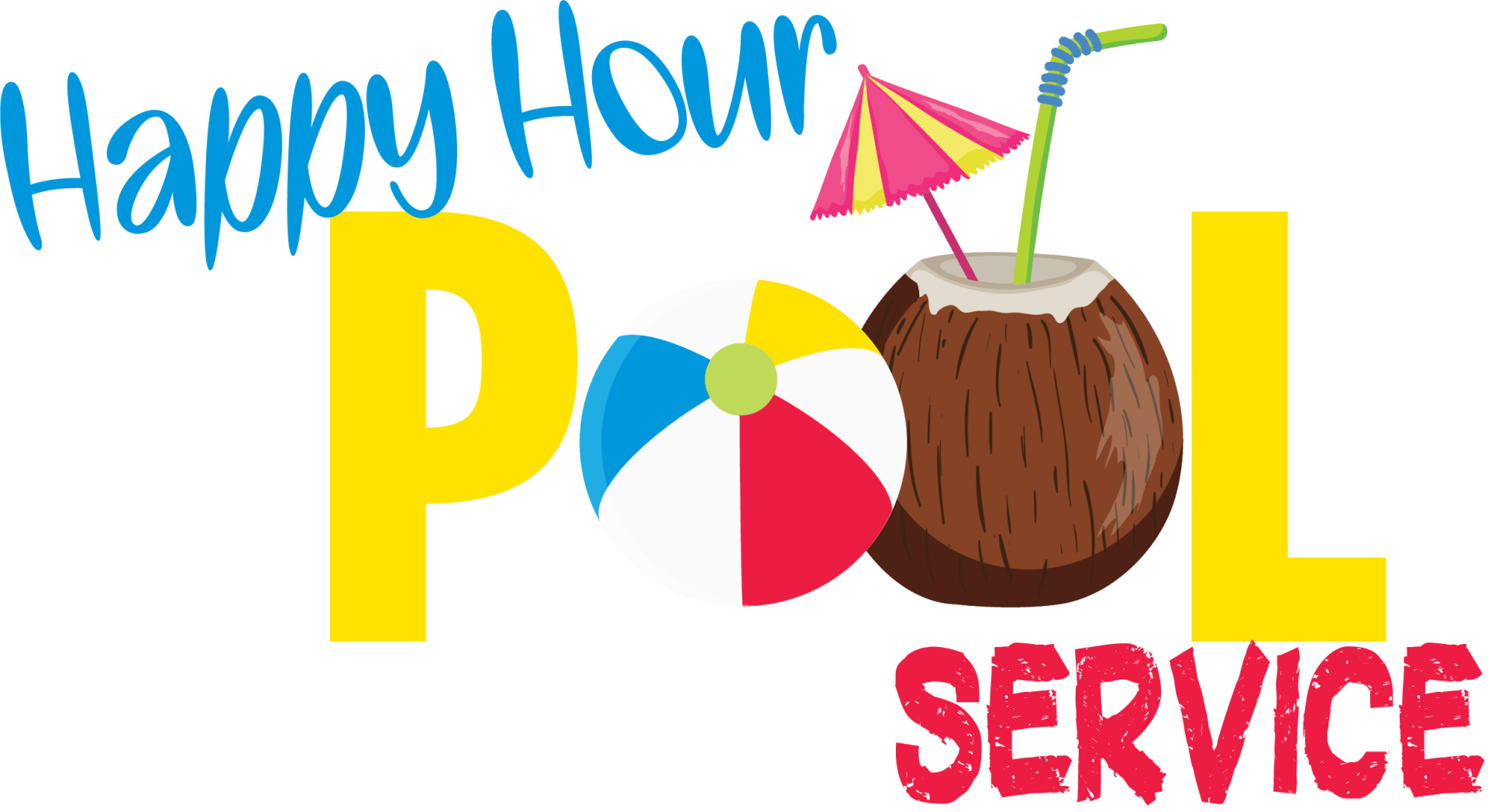Happy Hour Pool Service Logo
