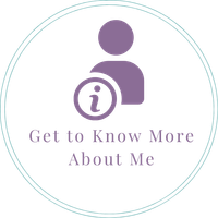 Purple person icon with an information symbol inside a circle, text: 