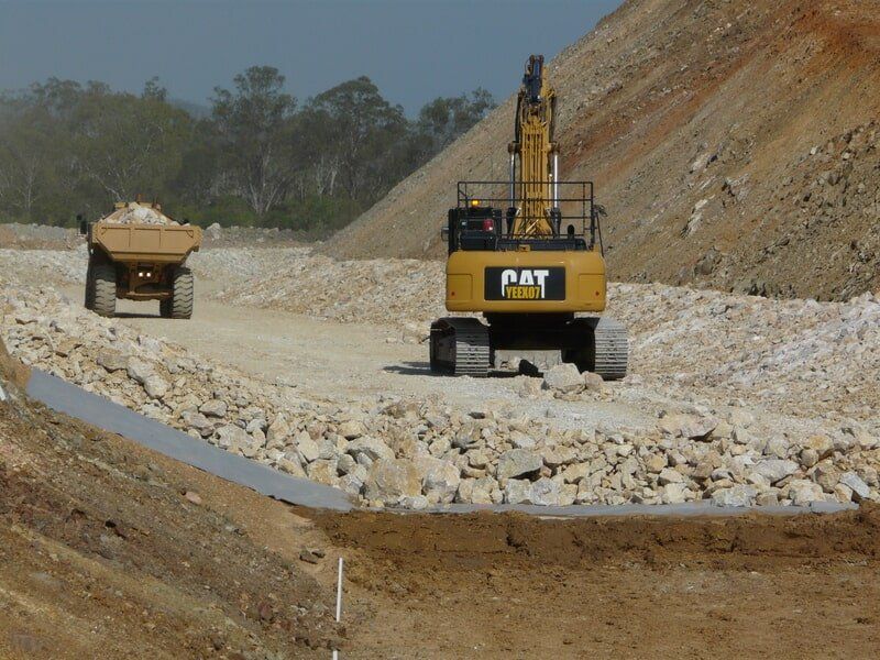 Excavator — Earthmoving & Excavation Services in Rockhampton, QLD