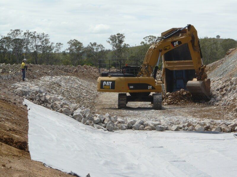 Road Work — Earthmoving & Excavation Services in Rockhampton, QLD