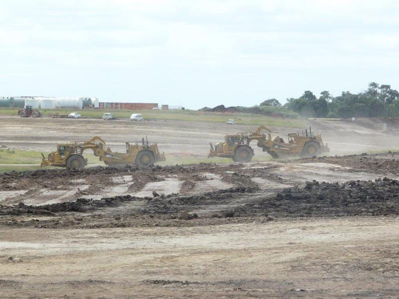 Construction Site — Earthmoving & Excavation Services in Rockhampton, QLD