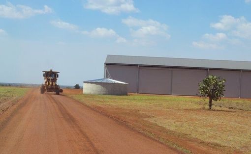 Earthwork property development just outside of Rockhampton, Central Queensland