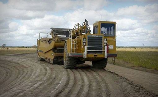 Earthmoving Machinery working on a mining earthworks project in Rockhampton, QLD
