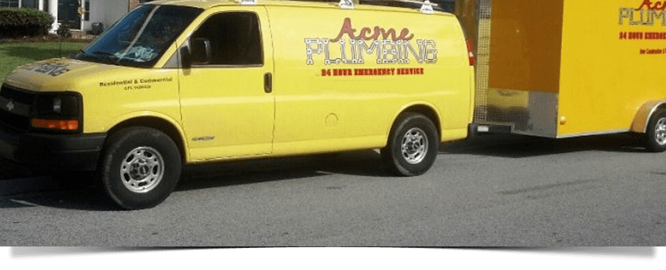 acme plumbing service van