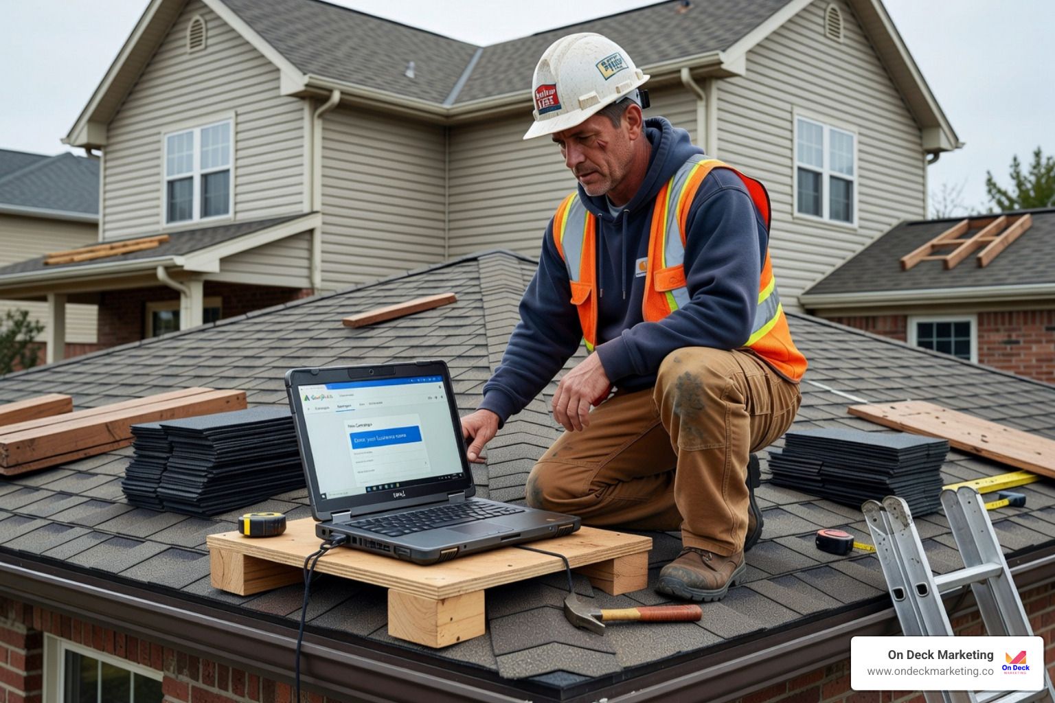 roofer google ads setup