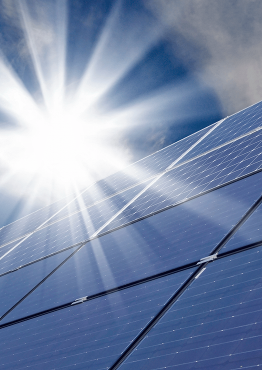 Solar Panels generating Energy
