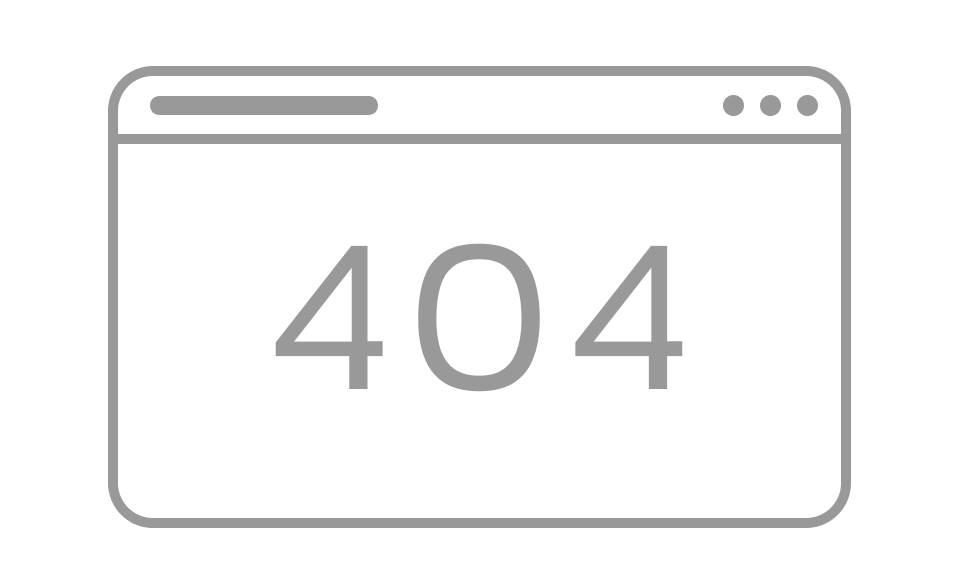 uma tela de computador com o número 404.