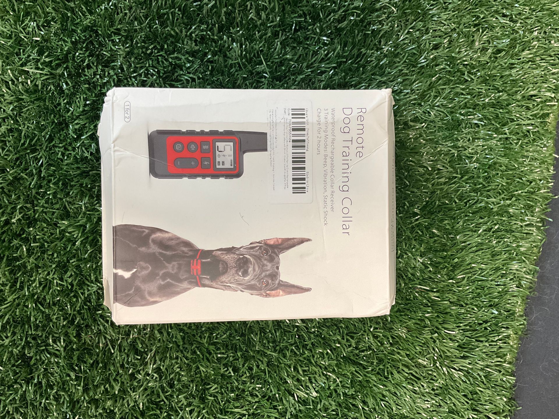 Remote dog training collar