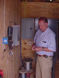 Electrical — Man Working on Electric Circuit in Rhodesdale, MD