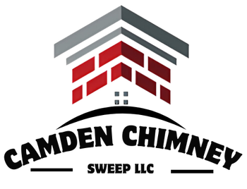 A logo for a company called camden chimney sweep llc.