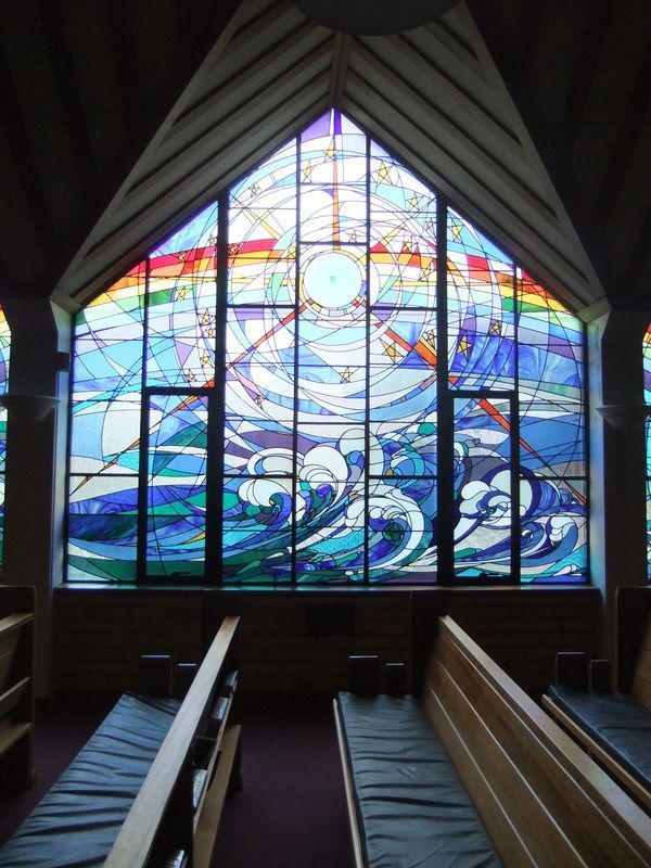 St Paul's Anglican Church Frankston - 'The Glory Window' -centre section. (Janusz Kuzbicki)