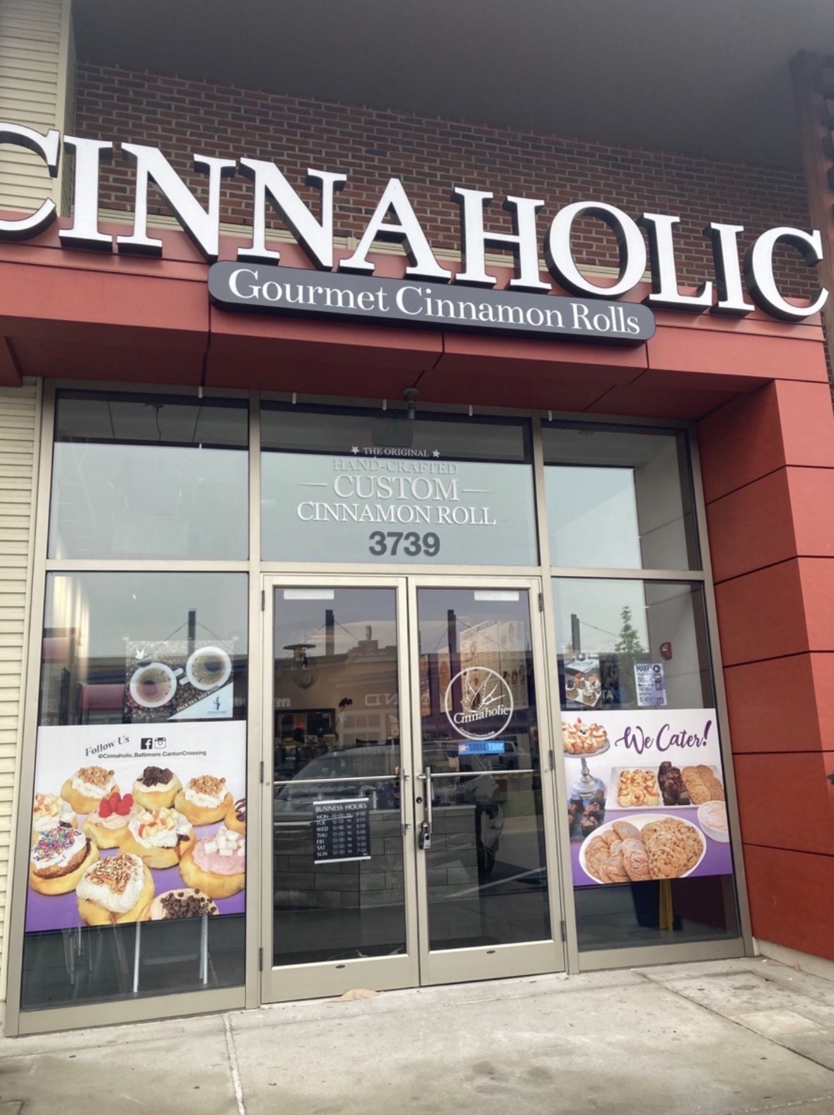 Cinnaholic Baltimore MD Canton Crossing storefront