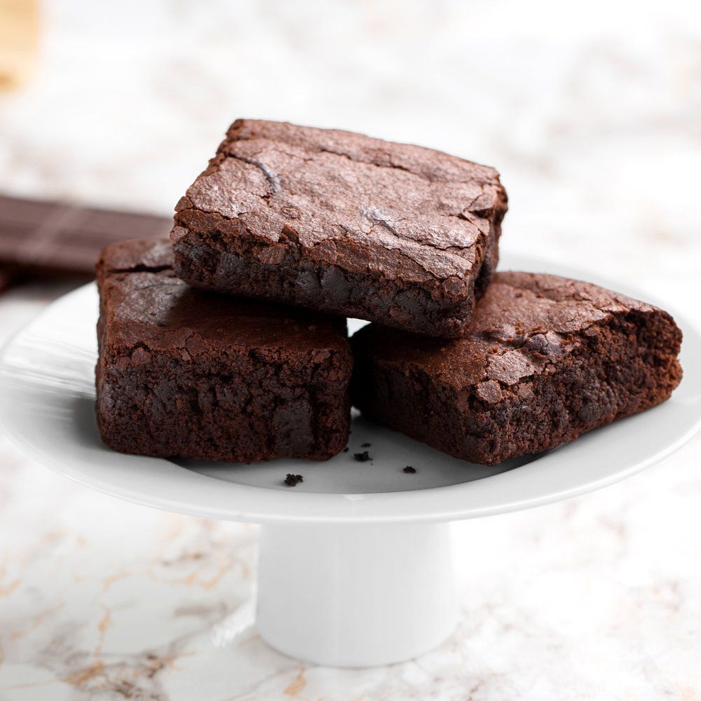 Brownies on a plate