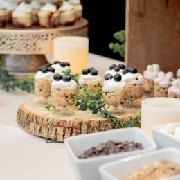 cookie dough in shot glasses