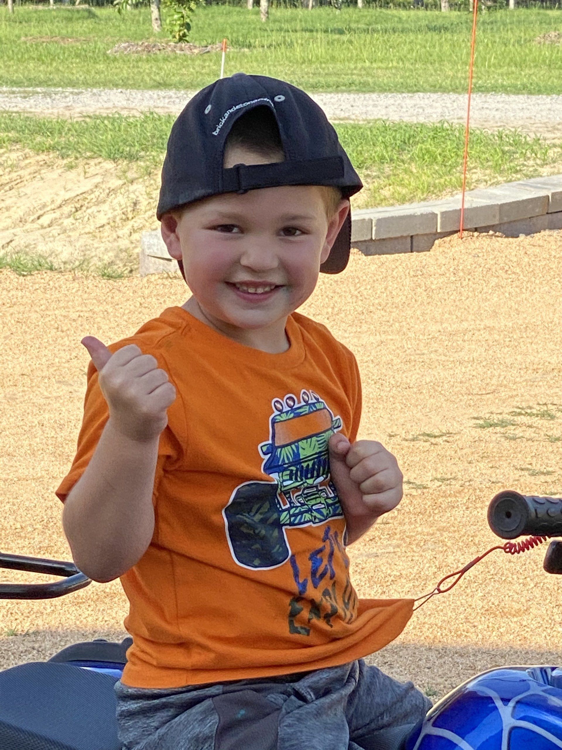 child smiling
