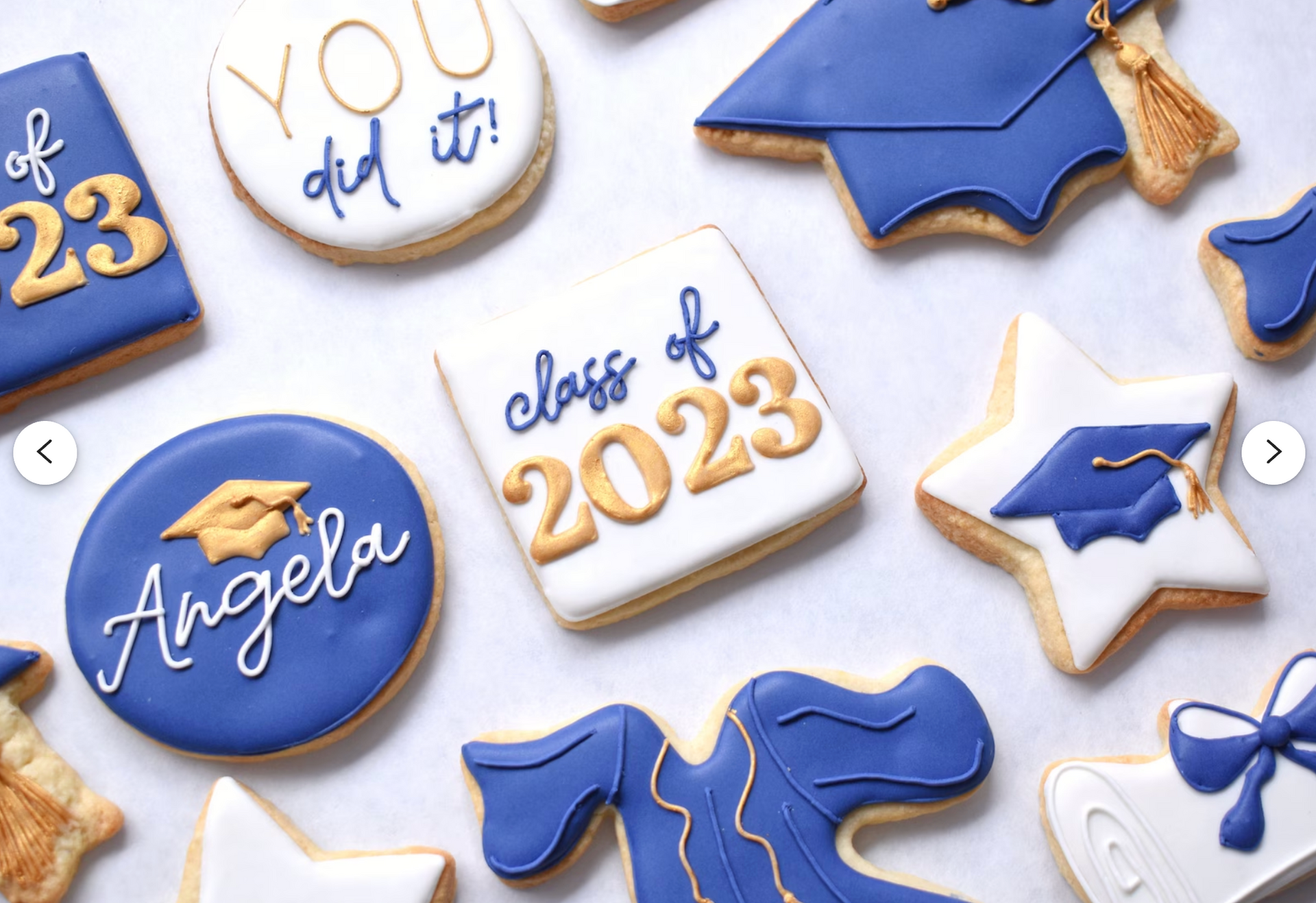 graduation cap cookie