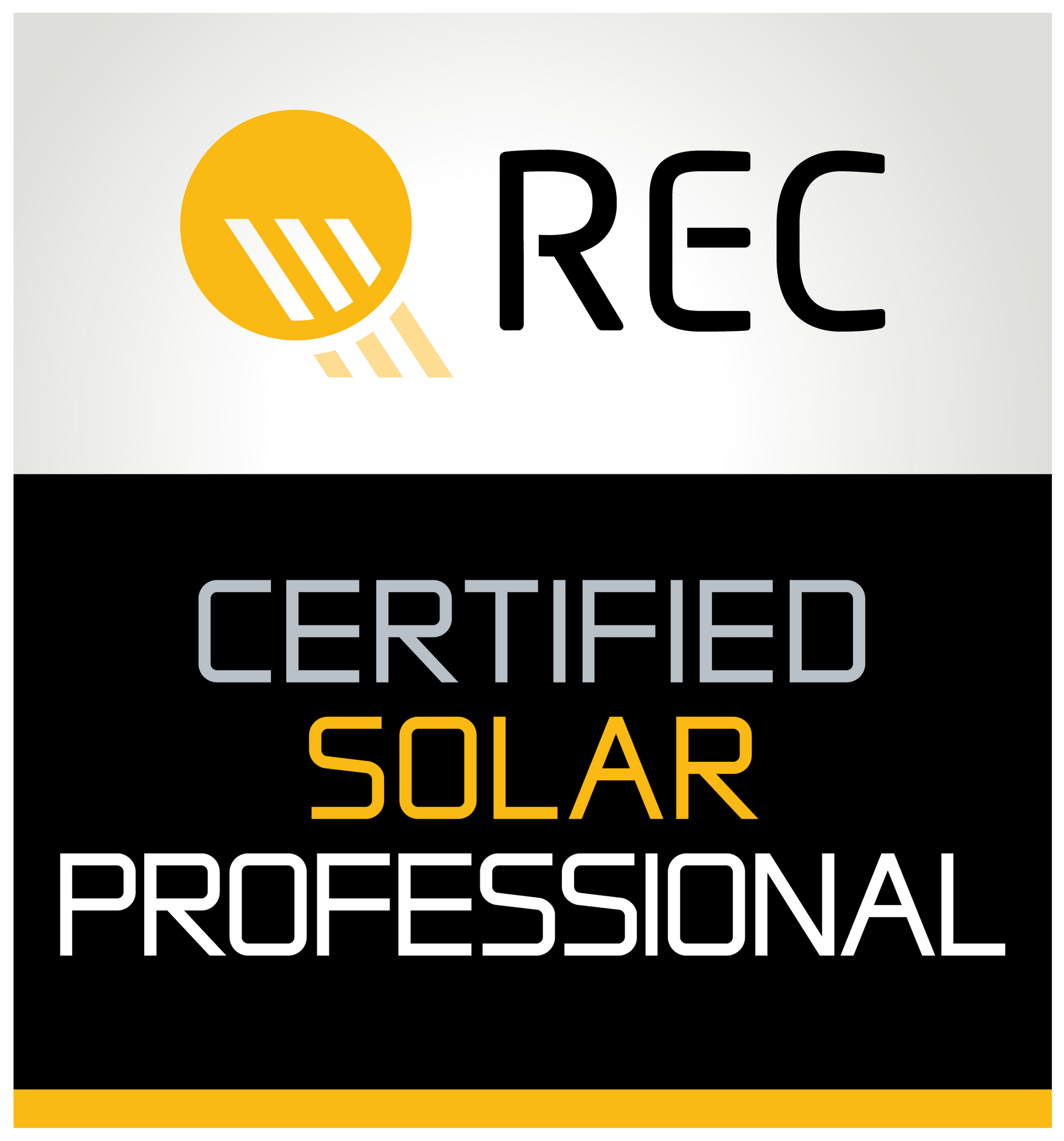 Certified solar power professionals