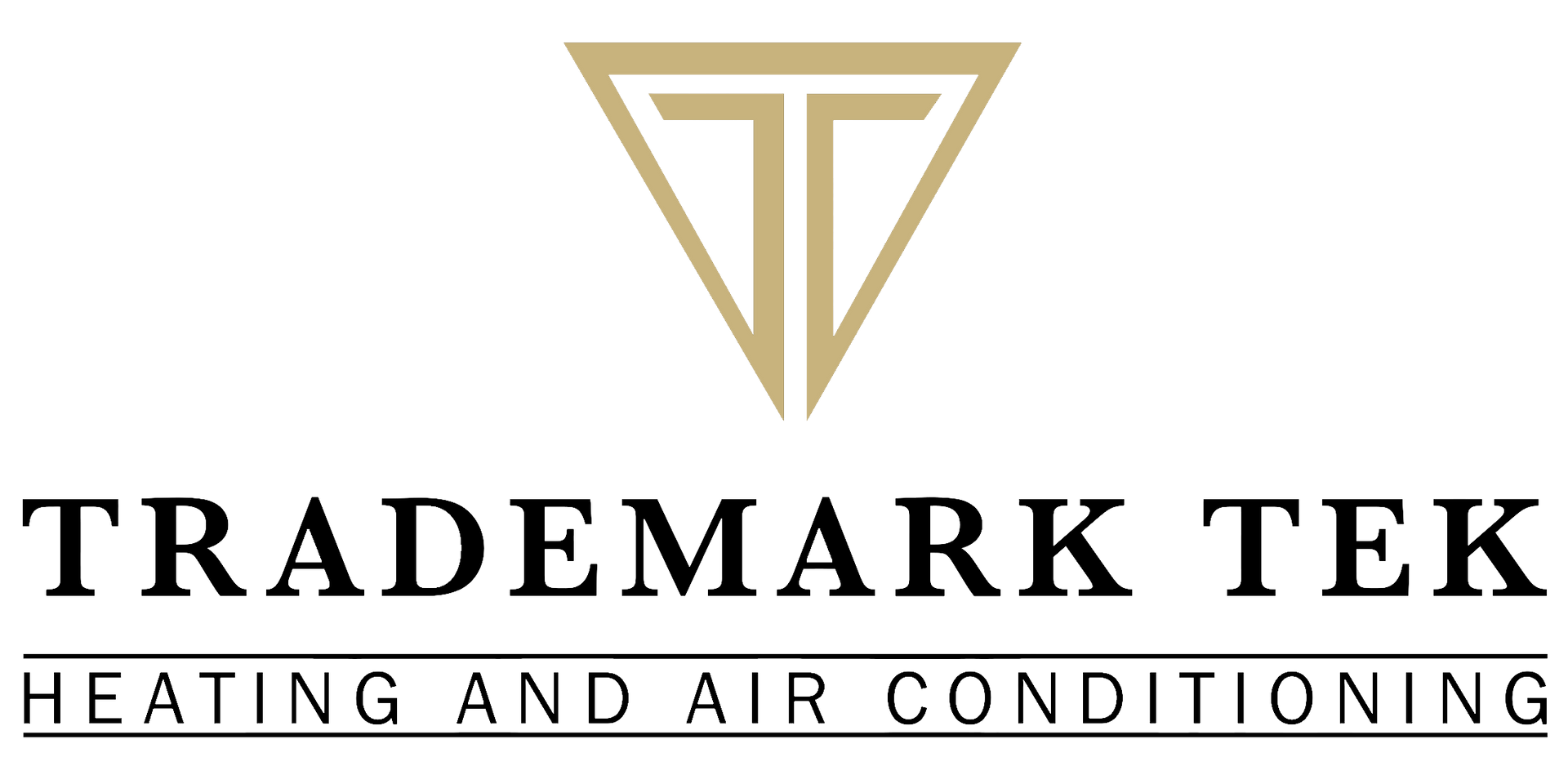 Logo for Trademark Tek, a heating and air conditioning company.