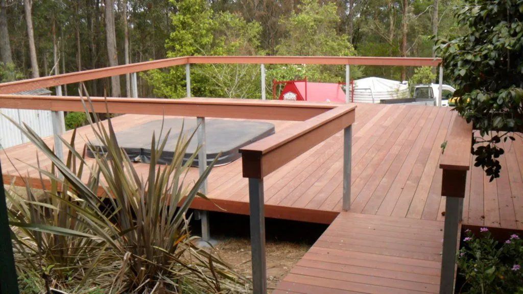 A Wooden Deck  — Manning Valley Patios in Harrington, NSW