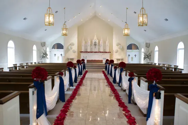 Decorated Church for Wedding — Atlanta, GA — Pristine Chapel