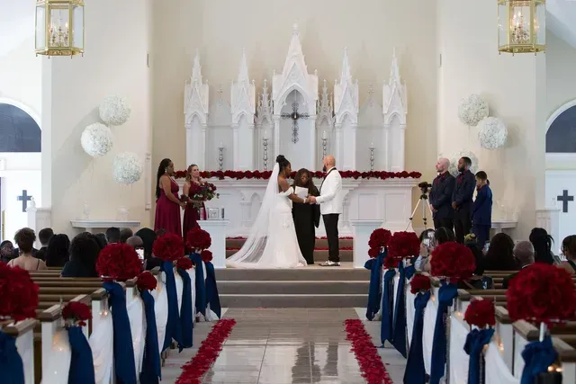 A Husband and Wife After Wedding Ceremony — Atlanta, GA — Pristine Chapel