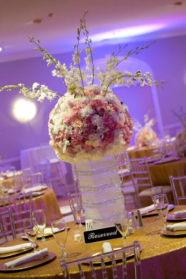 Circle Flower — Wedding Center Piece in Jonesboro, GA