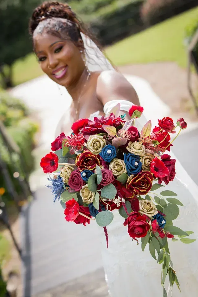 A Front Picture of Bride in a Wedding Dress — Atlanta, GA — Pristine Chapel