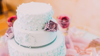 Perfect Wedding Cake — 3 Layer Fondant in Jonesboro, GA