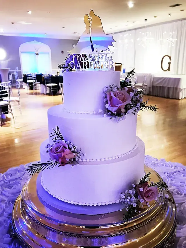 Purple Design Cake — Atlanta, GA — Pristine Chapel
