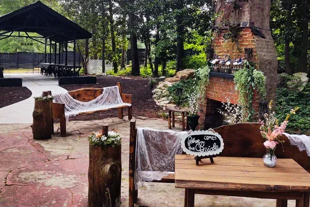 Fireplace Pavilion Venue — Atlanta, GA — Pristine Chapel