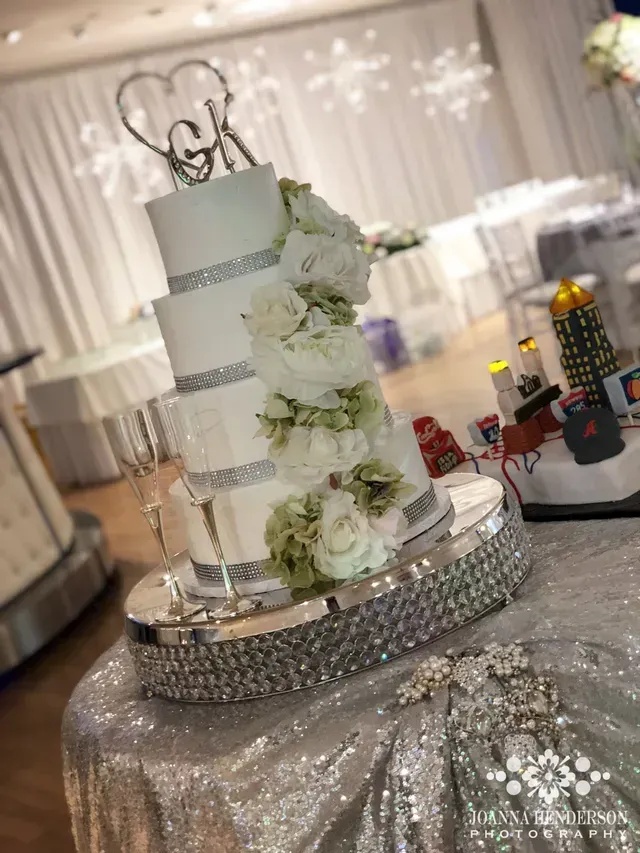 White Cake with Wine Glass — Atlanta, GA — Pristine Chapel